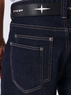 Project X Paris Double Pocket Denim Short Dunkelblau