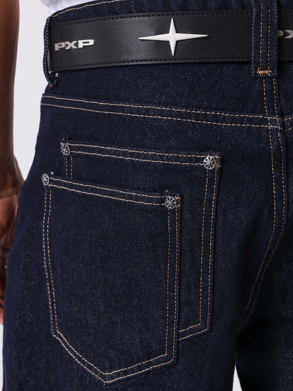 Project X Paris Double Pocket Denim Short Dunkelblau