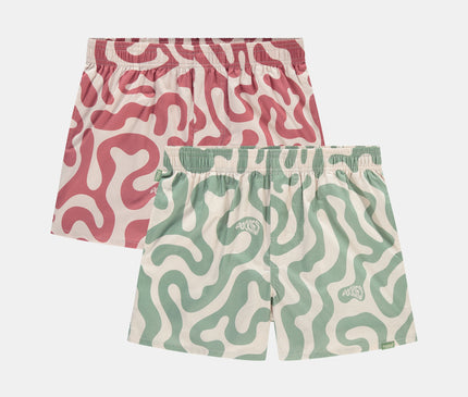 2 Pack Swirls Boxers