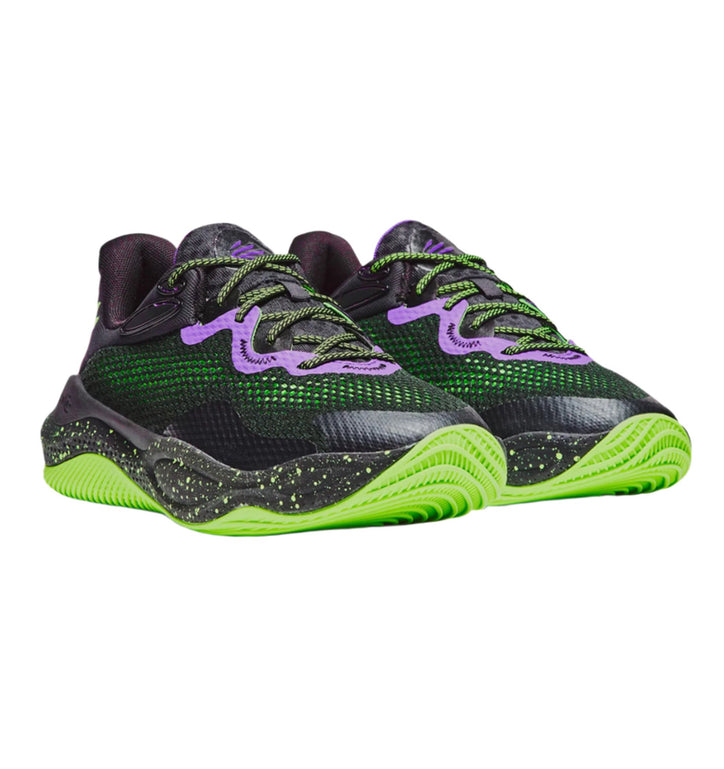 Under Armour Curry Splash 24 Basketbalschoen Zwart / Groen