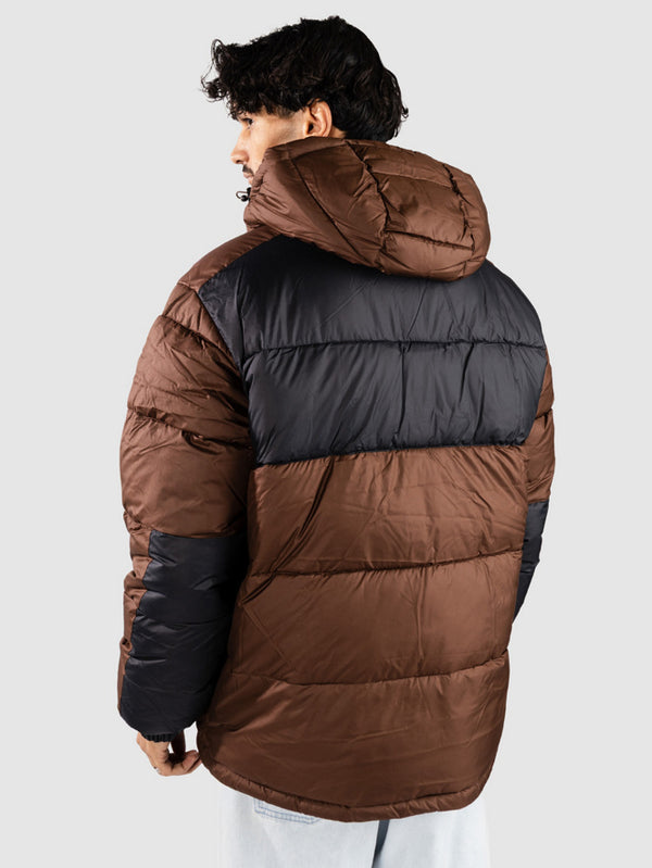 Columbia Pine Lake II Hooded Puffer Jacket Bruin Zwart
