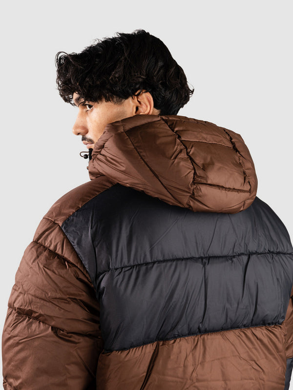 Columbia Pine Lake II Hooded Puffer Jacket Bruin Zwart