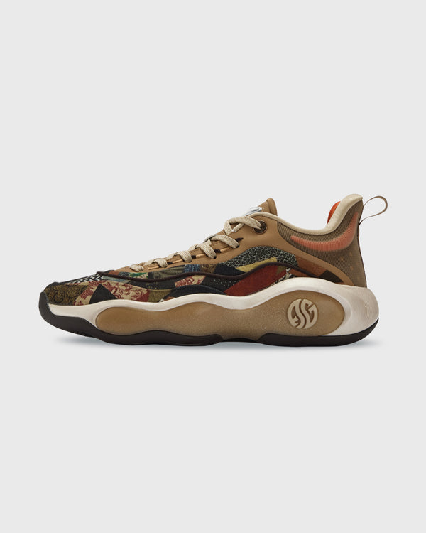 361 Degrees AG 6 Earthbound zijaanzicht basketbalschoen 