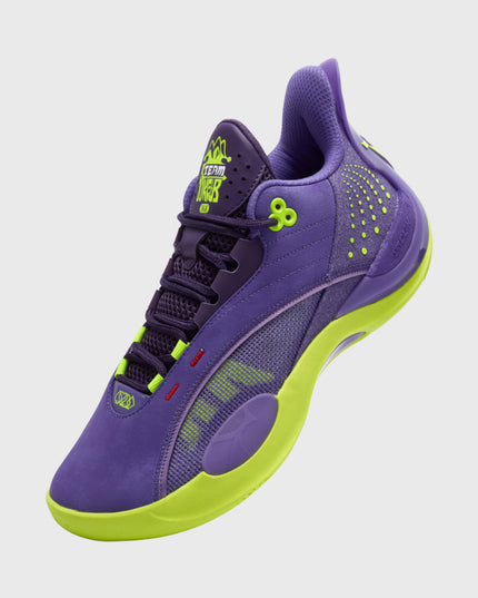 361 Degrees Team Joker Chaussures de Basket Mauve Vert