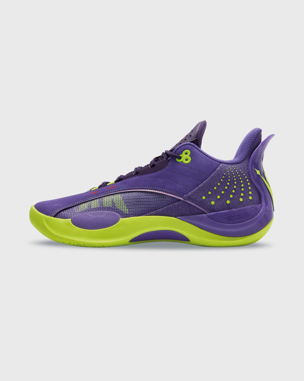 361 Degrees Team Joker Basketball Shoe Purple Green