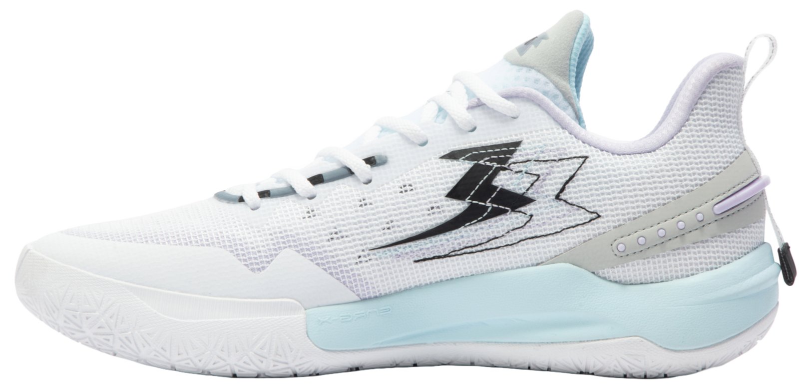 361 Degrees BIG3 5.0 - ICE BLADE Basketbalschoen Wit