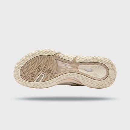 361 Light Up Basketbalschoen Beige onderkant zool grip relief