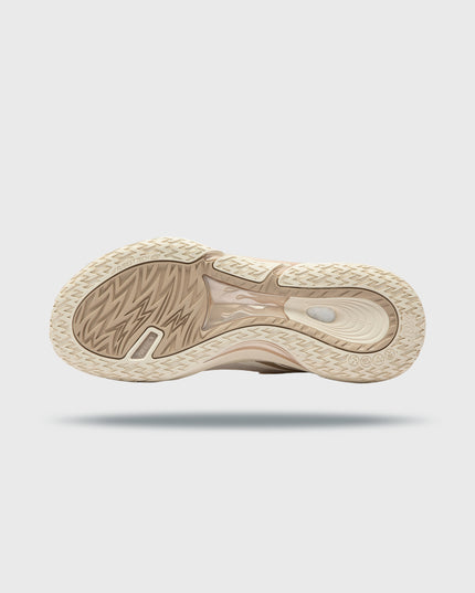 361 Light Up Basketbalschoen Beige onderkant zool grip relief