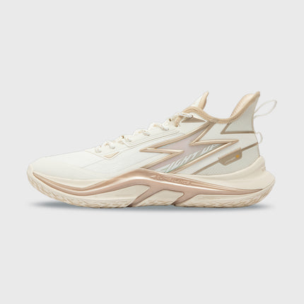 361 Light Up Basketbalschoen Beige zijkant schoen 