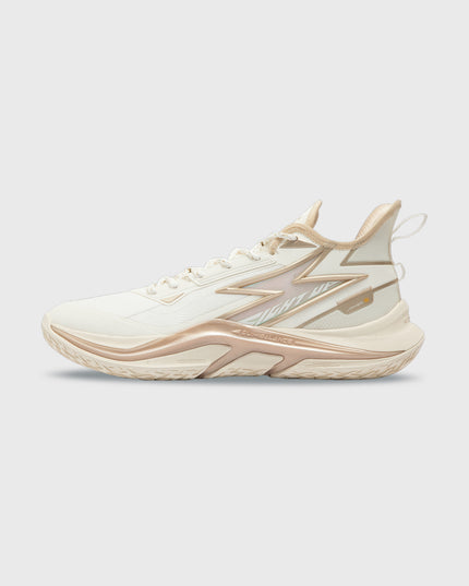 361 Light Up Basketbalschoen Beige zijkant schoen 