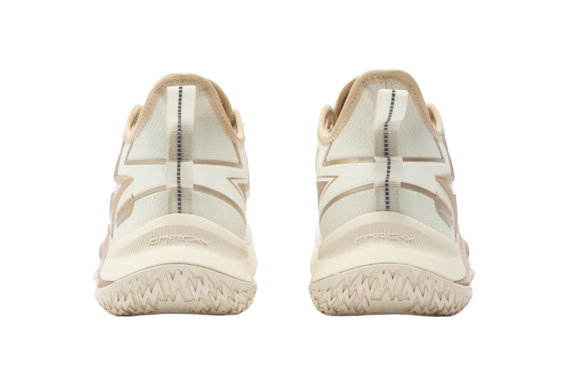 361 Light Up Basketbalschoen Beige van de achterkant