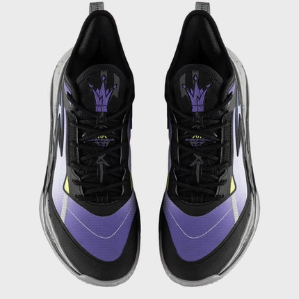 361 Light Up Basketbalschoen Zwart Paars