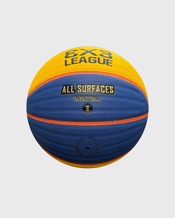 Burned In/Outdoor Basketbal 3x3 Premium Official, maat 7, vrijstaand op grijze achtergrond - Burned Sports