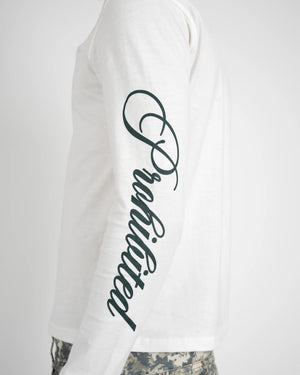 Prohibited Centerfield Longsleeve Wit