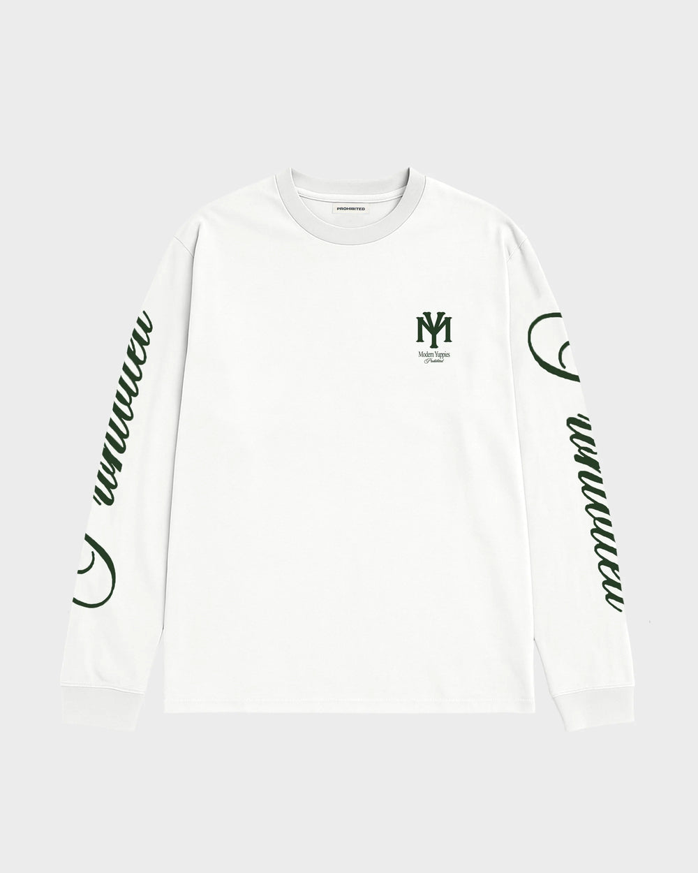 Prohibited Centerfield Longsleeve Wit