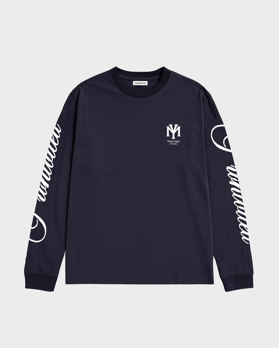 Prohibited Centerfield Longsleeve Donkerblauw