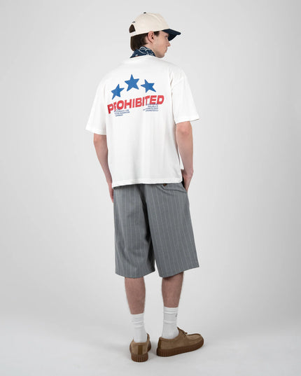 Prohibited Running Club Tee Wit