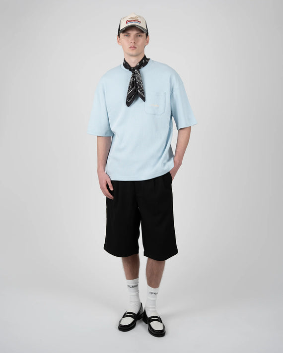 Prohibited Newport Pleated Shorts Zwart