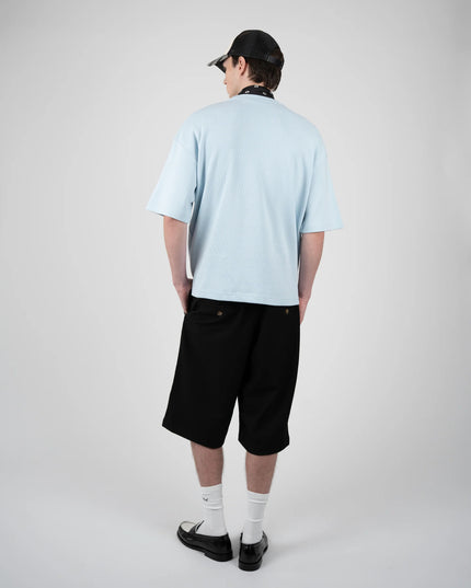 Prohibited Newport Pleated Shorts Zwart