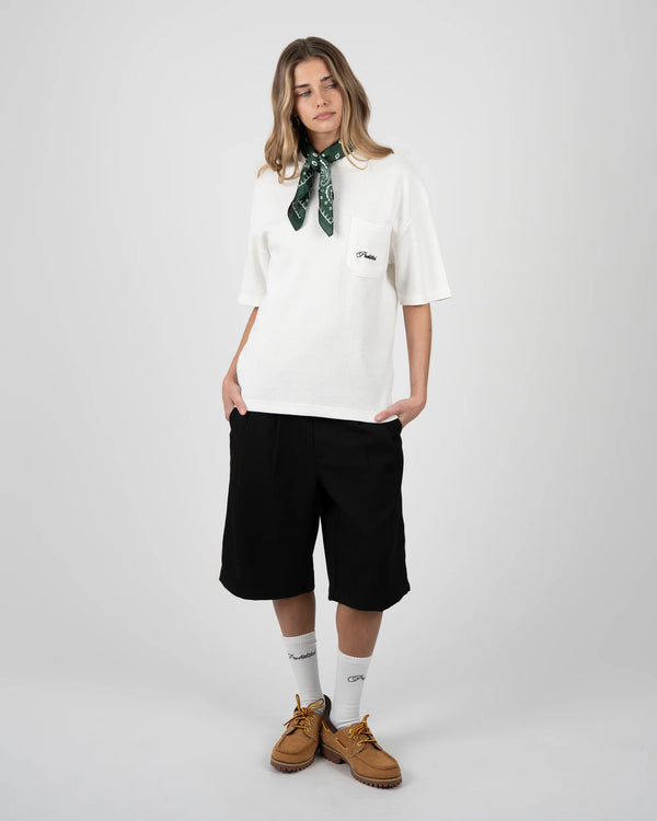 Prohibited Newport Pleated Shorts Zwart