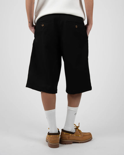 Prohibited Newport Pleated Shorts Zwart