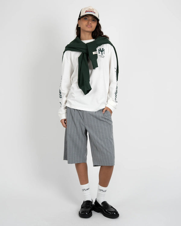 Prohibited Newport Pleated Shorts Grijs