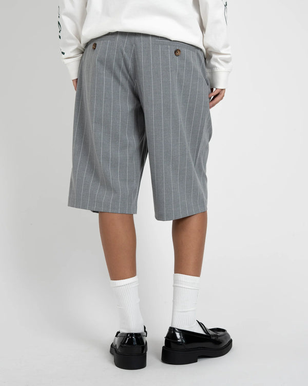 Prohibited Newport Pleated Shorts Grijs