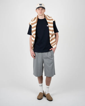 Prohibited Newport Pleated Shorts Grijs