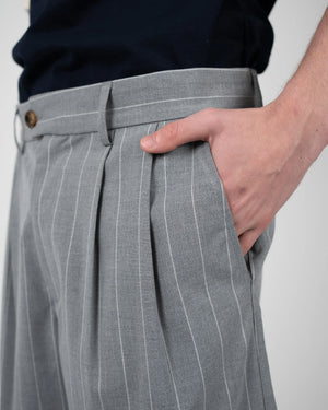 Prohibited Newport Pleated Shorts Grijs