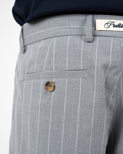Prohibited Newport Pleated Shorts Grijs