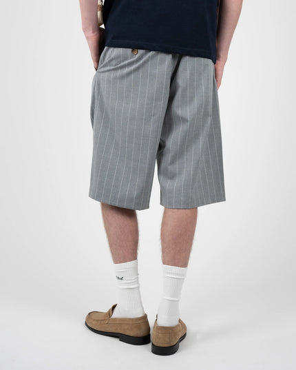Prohibited Newport Pleated Shorts Grijs