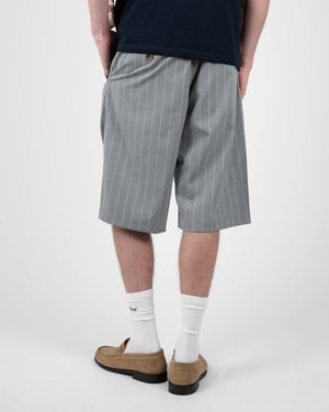 Prohibited Newport Pleated Shorts Grijs