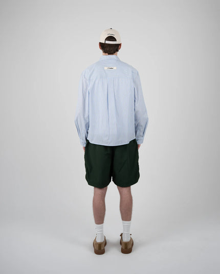Prohibited Pinstripe Westbury Dress Shirt Blauw