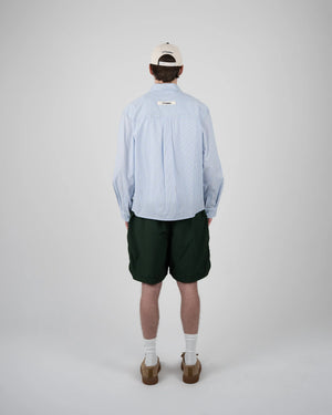 Prohibited Pinstripe Westbury Dress Shirt Blauw