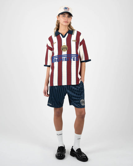 Prohibited Interval Knit Jersey Rood