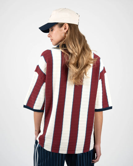 Prohibited Interval Knit Jersey Rood