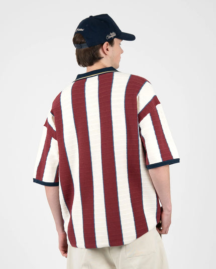 Prohibited Interval Knit Jersey Rood