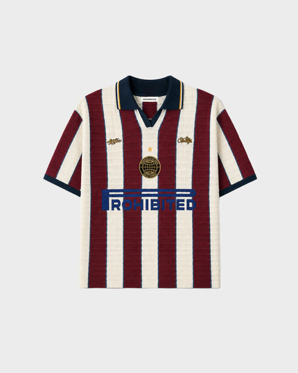 Prohibited Interval Knit Jersey Rood