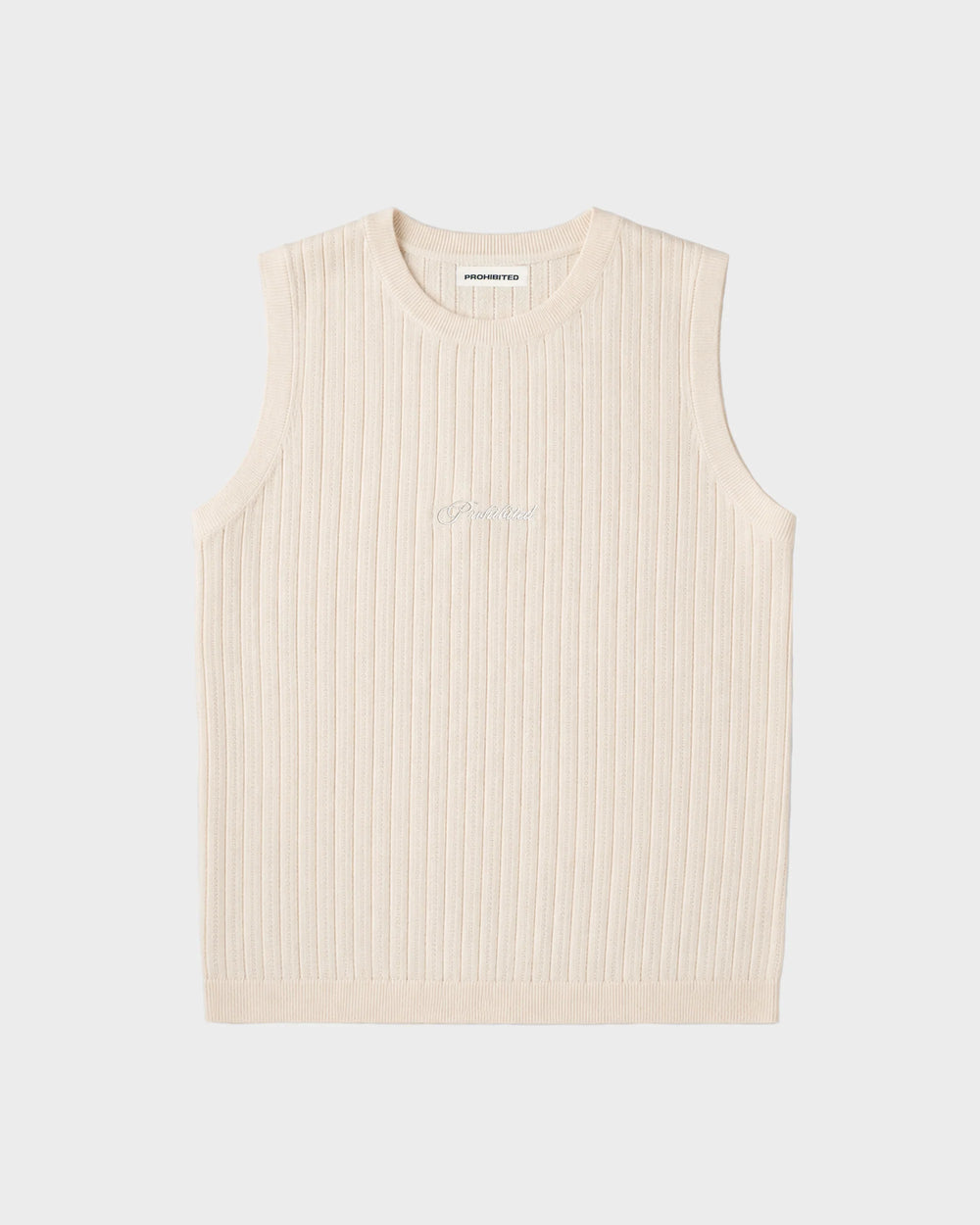 Prohibited Weekend Tank Top Off White