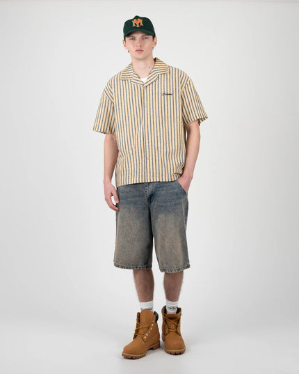 Prohibited Off Shore Demim Jorts Faded Blauw