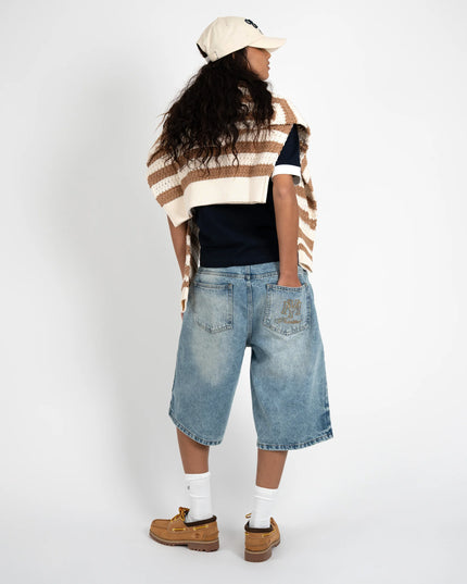 Prohibited Off Shore Jorts Semi-serrés Bleu Clair