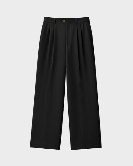Prohibited Heritage Pleated Pants Zwart