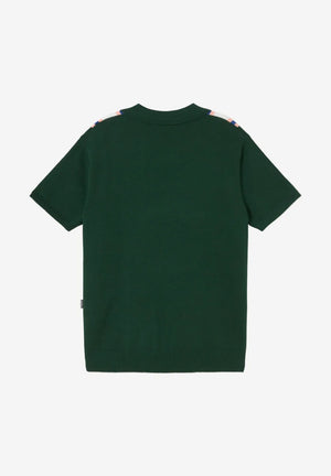 Kaotiko Lost Point Knit Polo Shirt Groen