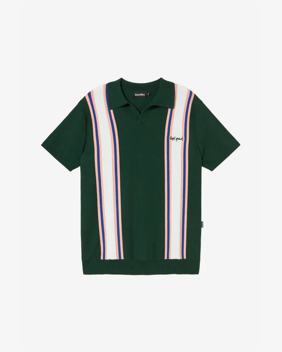 Kaotiko Lost Point Knit Polo Shirt Groen