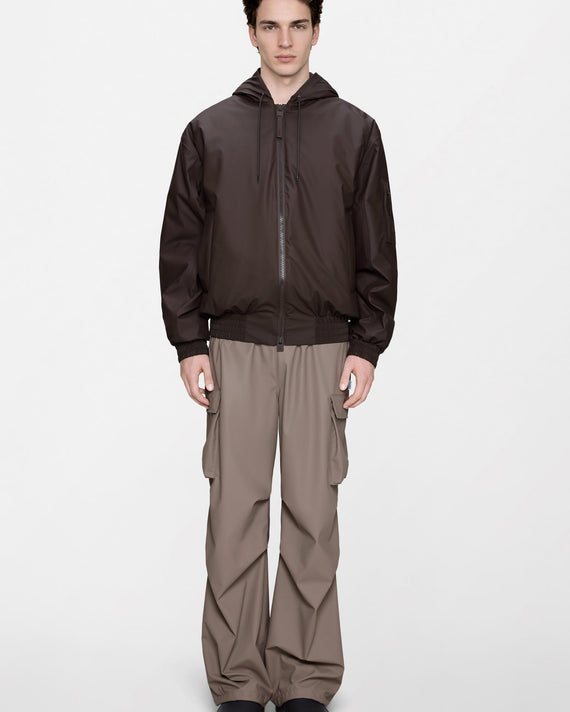 Rains Lohja Insulated Bomber Jacket Bark