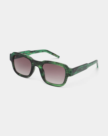 A.Kjærbede Halo zonnebril Green Marble Transparent - zijaanzicht