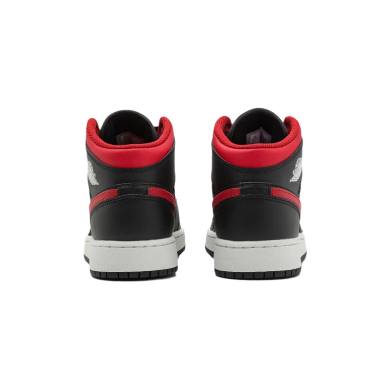 Air Jordan 1 Mid Schoen Bred (GS)