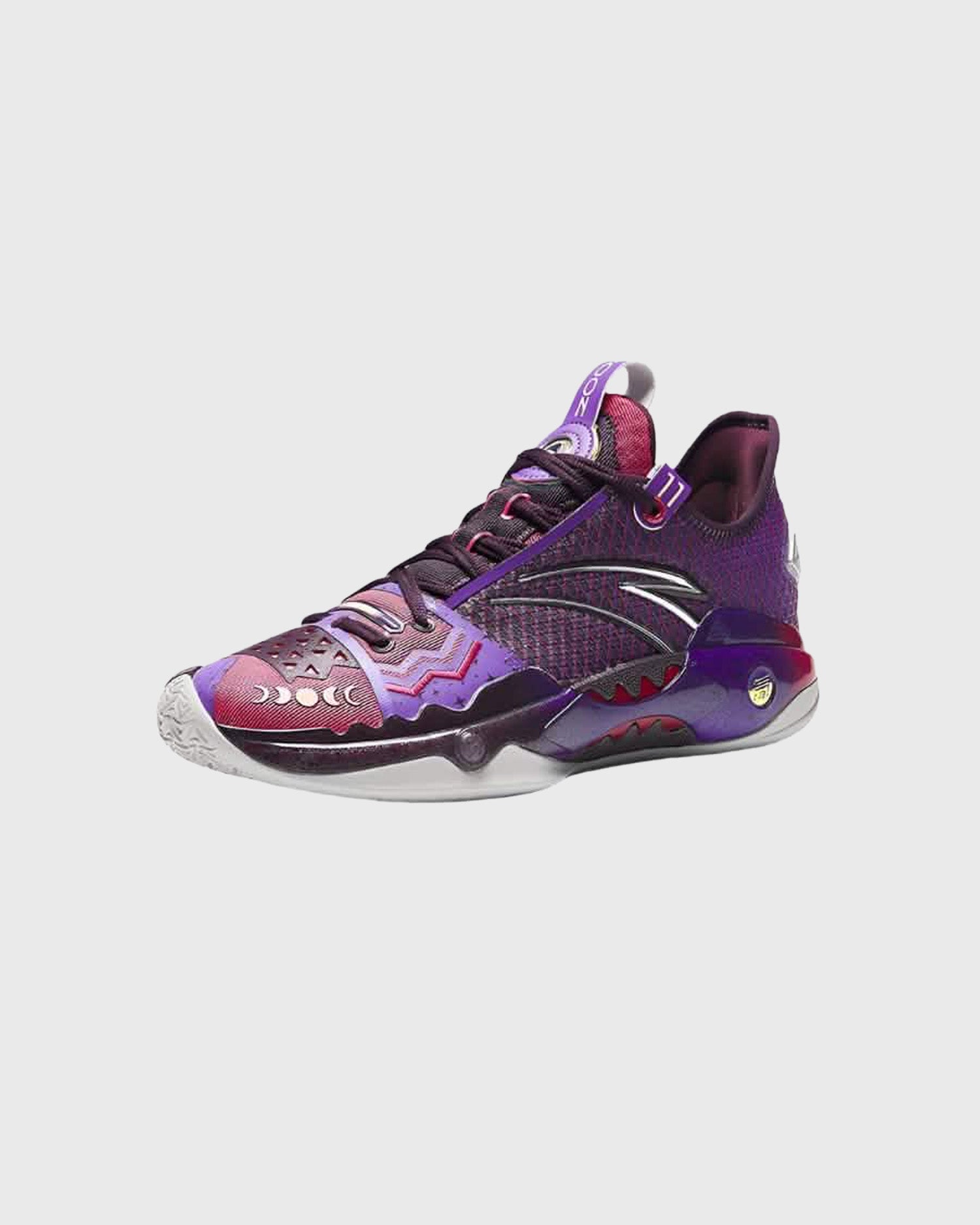 Kyrie Irving x Anta Shock Wave Pro Basketball Shoe The Moon – Burned