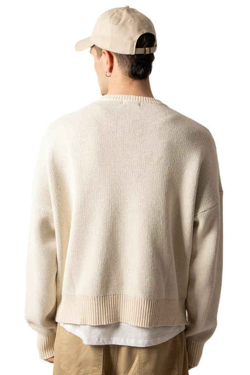 Kaotiko The Black Cat Record Sweater Ivory