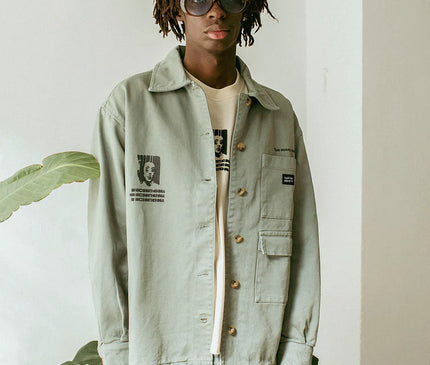 Kaotiko Pockets Too Many Rules Soft Army Jacket